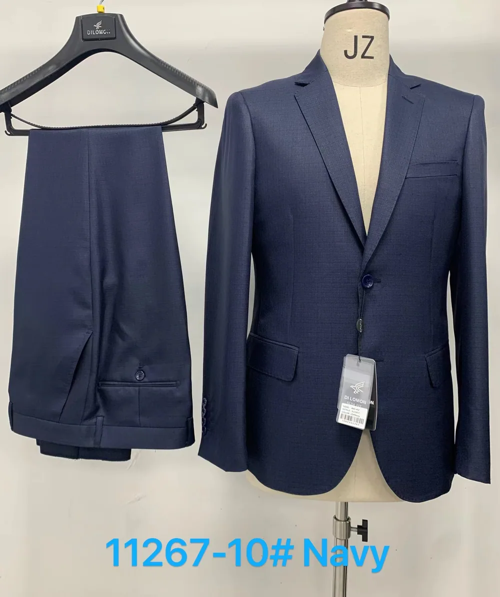 11267 Blue - Men's Suits by Right Luck