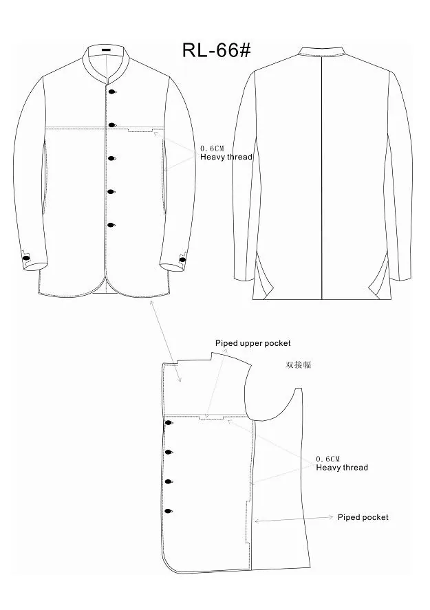 RL68 - classics long sleeve style by Right Luck