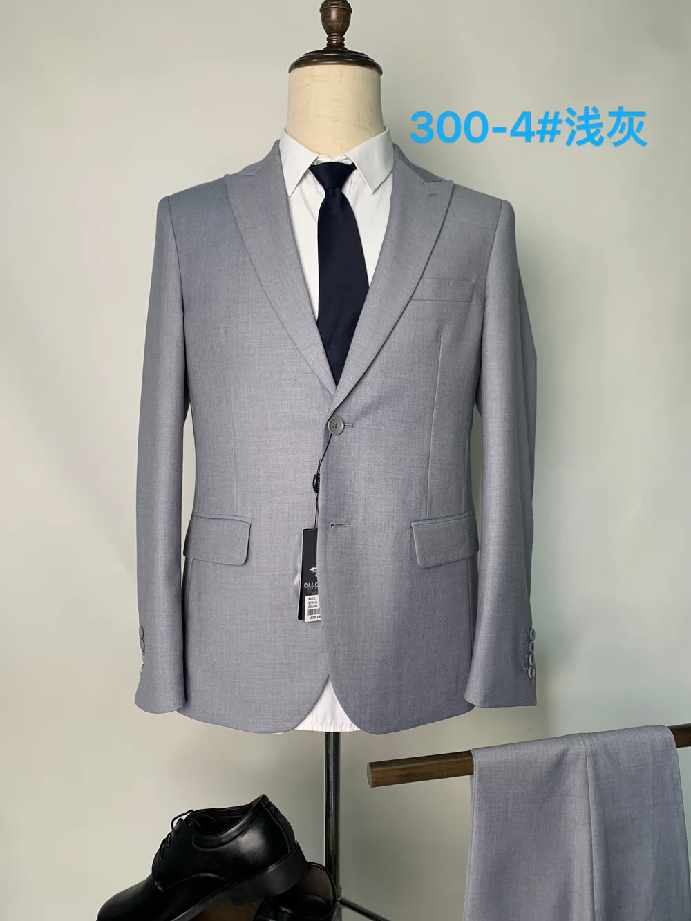 3004grey - Men's Suits by Right Luck