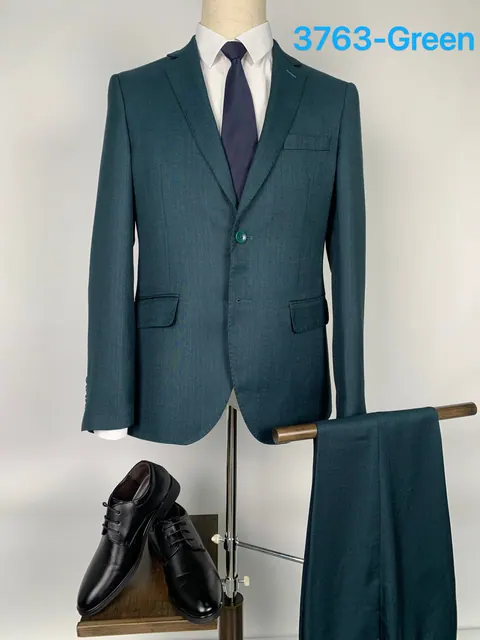 3763green - Men's Suits by Right Luck