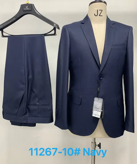 11267 Blue - Men's Suits by Right Luck