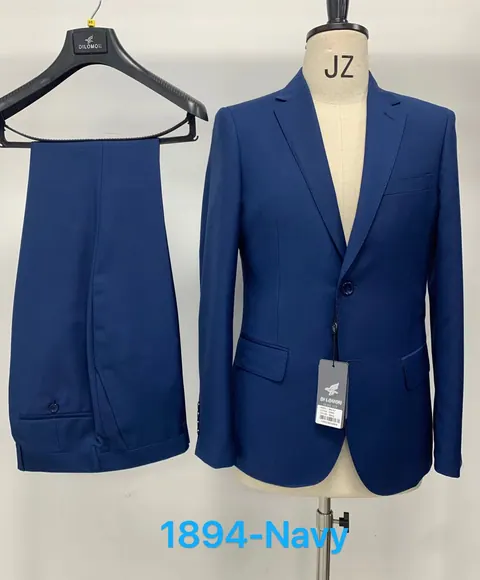 1894 Navy - Men's Suits by Right Luck