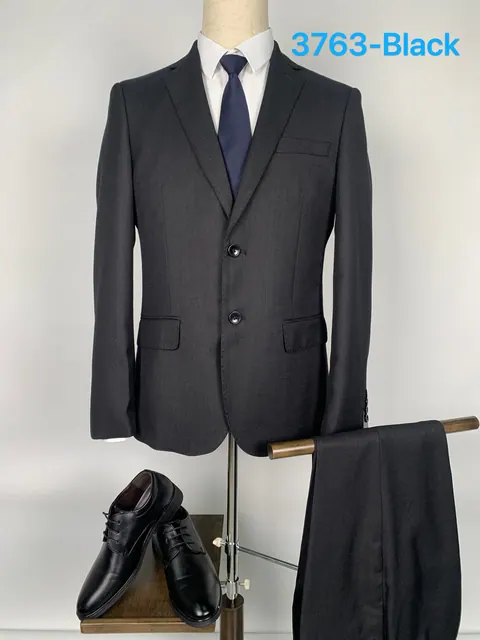 3763black - Men's Suits by Right Luck