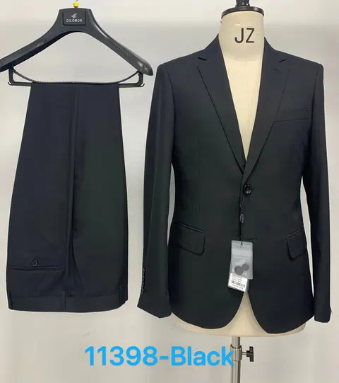 11398 Black - Men's Suits by Right Luck