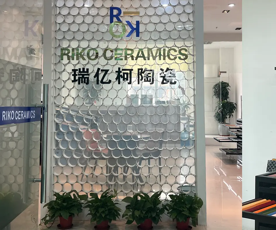 RIKO Ceramics showroom entrance in Foshan