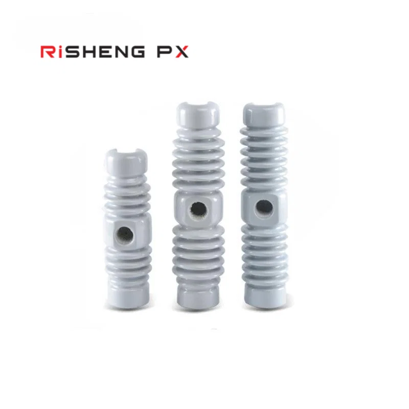 Fuse cut out porcelain bushing fitting detail