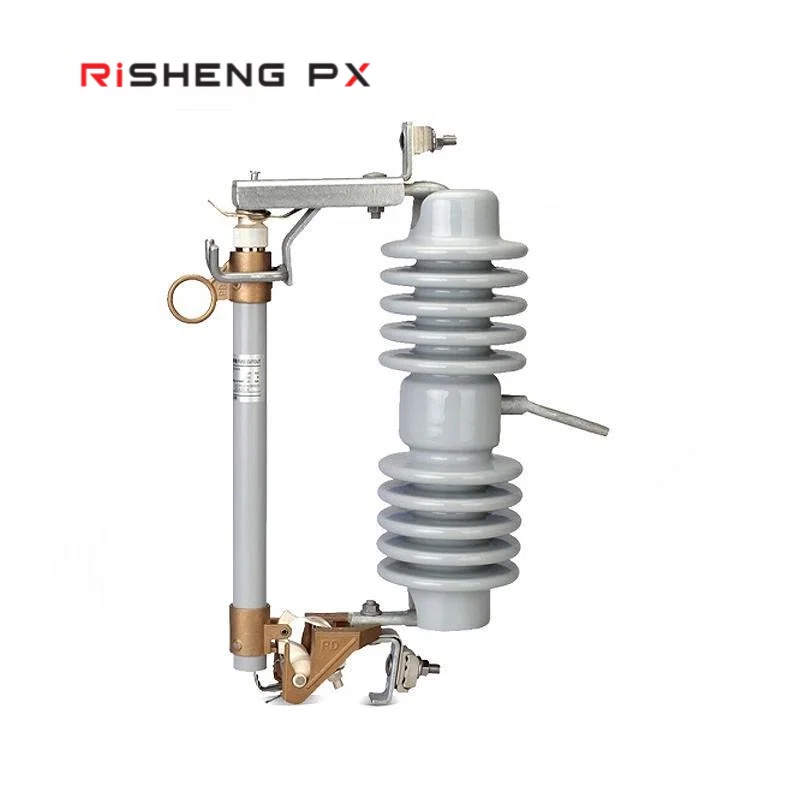 Fuse cutout bushing insulators grouped together