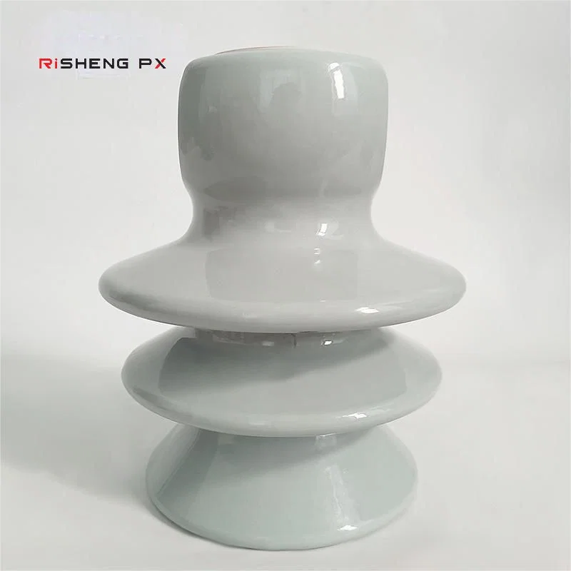 ShF-20G1S pin insulator glaze surface close up
