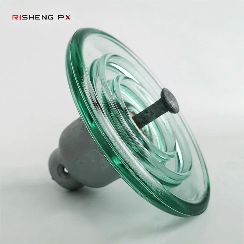 U40B toughened glass discs assembled into a short string