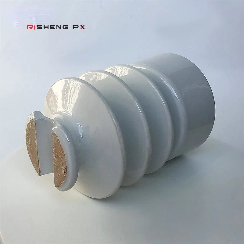 ZS-770 pin post porcelain insulators in the factory yard