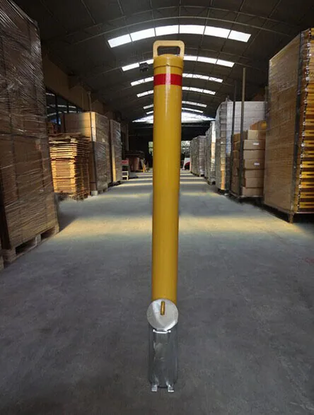 Removable Bollard F215 | Heavy-Duty Parking Security Barrier