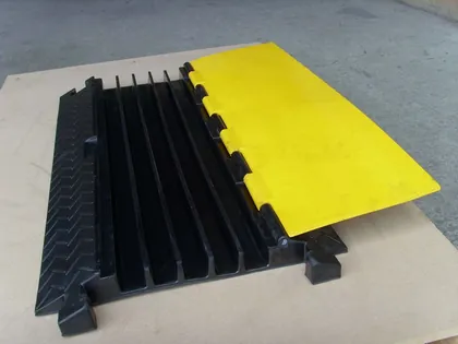 Rubber Cable Protector CC202 | Heavy-Duty Road Cable Cover for Vehicles.