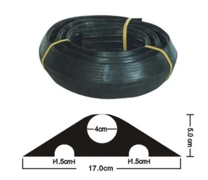 Rubber Cable Protector CC506 | Heavy-Duty Road Cable Cover for Vehicles.
