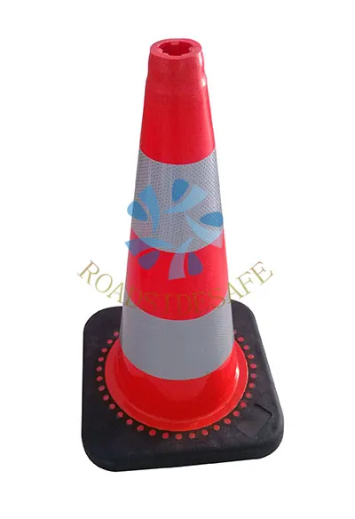 PVC Cone TC405 European-Type black base 50cm