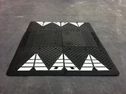Rubber Speed Cushion SH268 | Modular Traffic Calming for Emergency Vehicles view 2