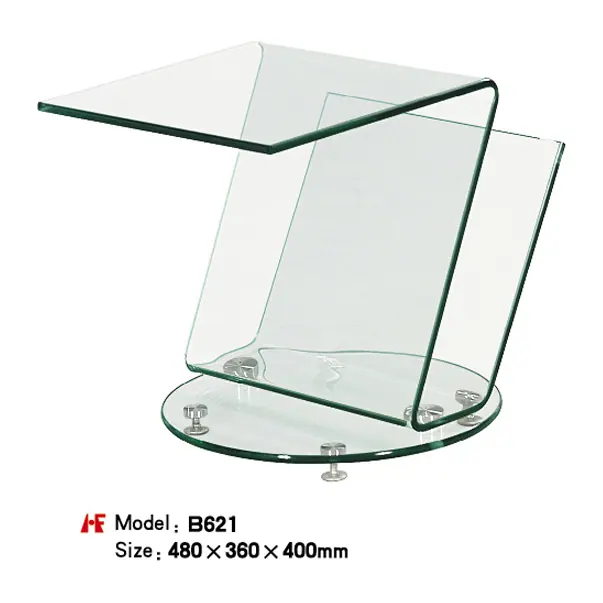 B621 hot bent glas manufactured by Romance Furniture
