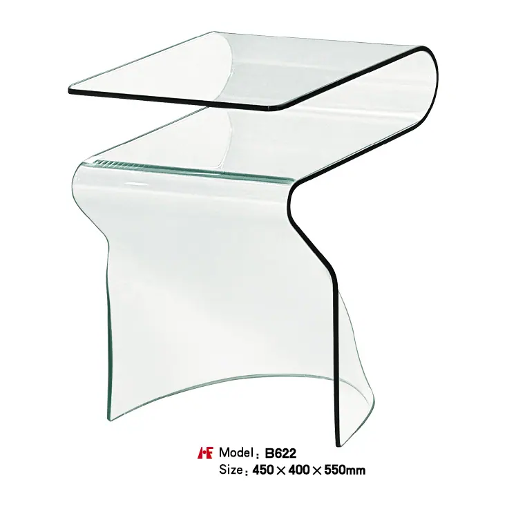 B622 hot bent glas manufactured by Romance Furniture