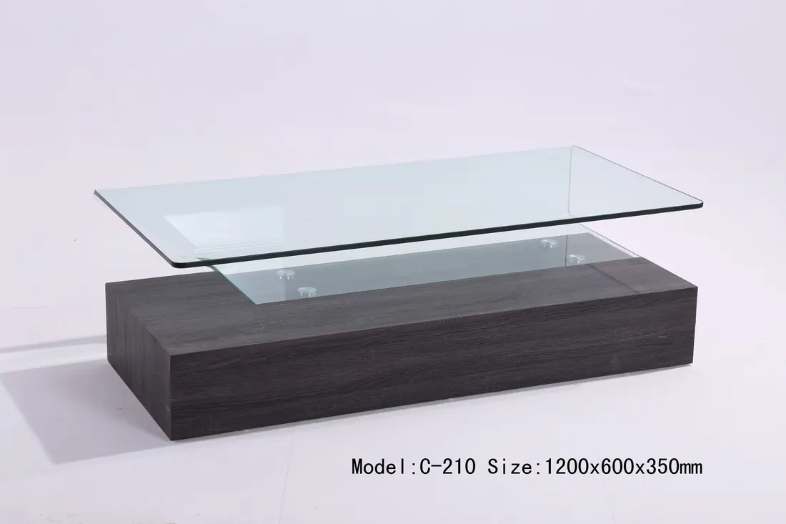 C-210 hot bent glas manufactured by Romance Furniture