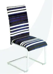 C007 fabric dining chair manufactured by Romance Furniture