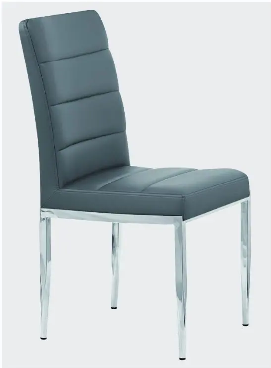 C1408 leather dining chair manufactured by Romance Furniture