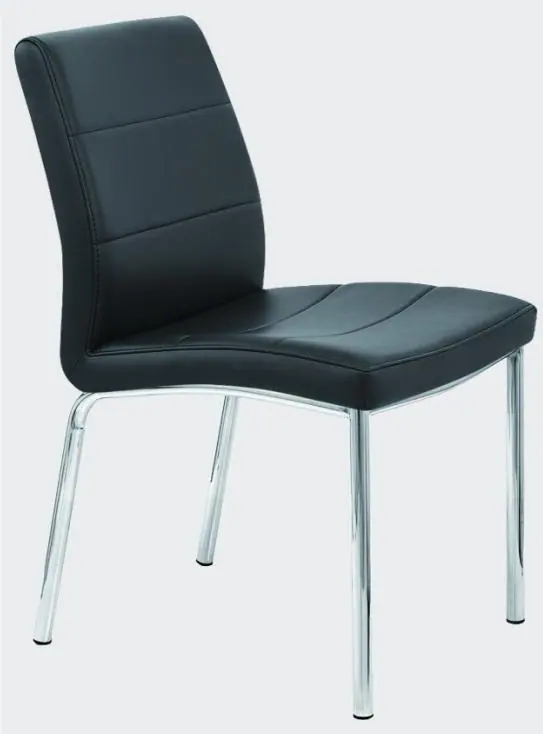 C1409 leather dining chair manufactured by Romance Furniture