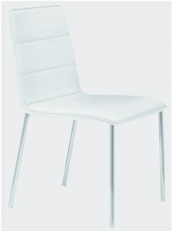 C1410 leather dining chair manufactured by Romance Furniture