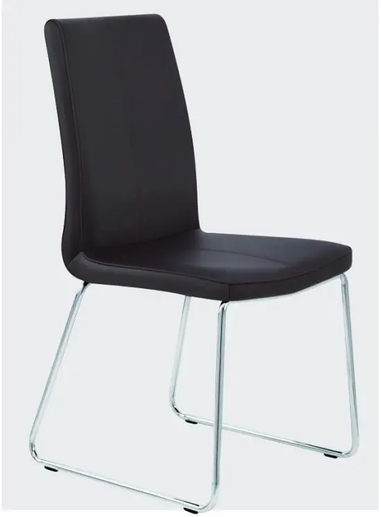 C1415 leather dining chair manufactured by Romance Furniture