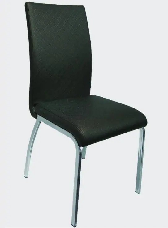 C1445 leather dining chair manufactured by Romance Furniture