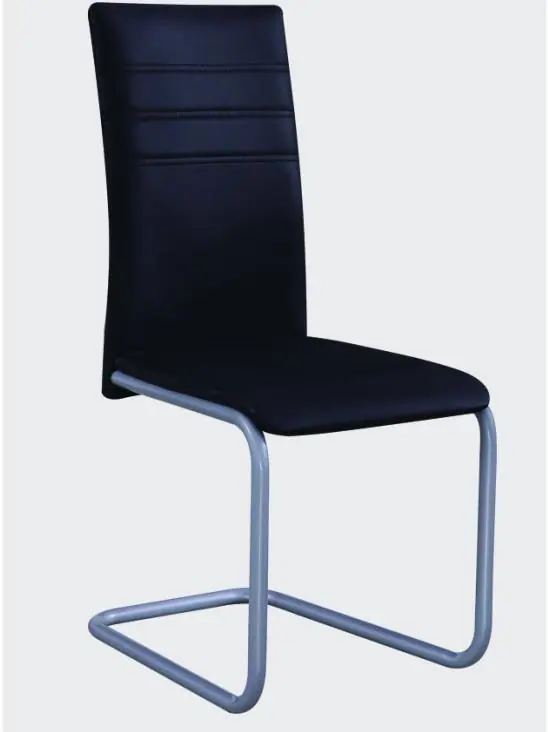 C1543 leather dining chair manufactured by Romance Furniture
