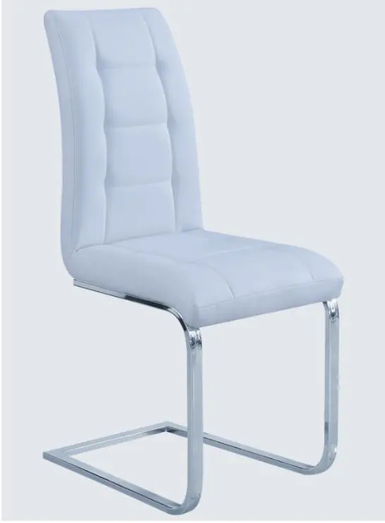 C1555 leather dining chair manufactured by Romance Furniture