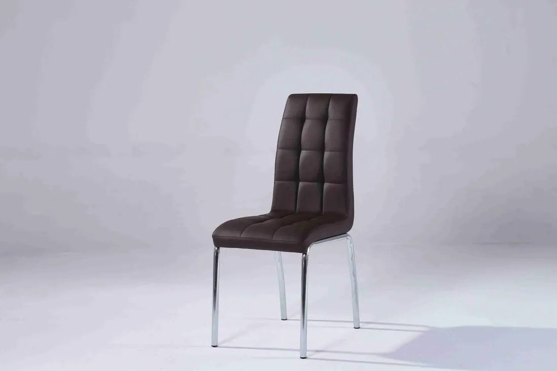 C1701 leather dining chair manufactured by Romance Furniture