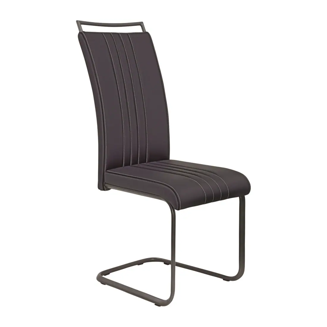 C1803 leather dining chair manufactured by Romance Furniture