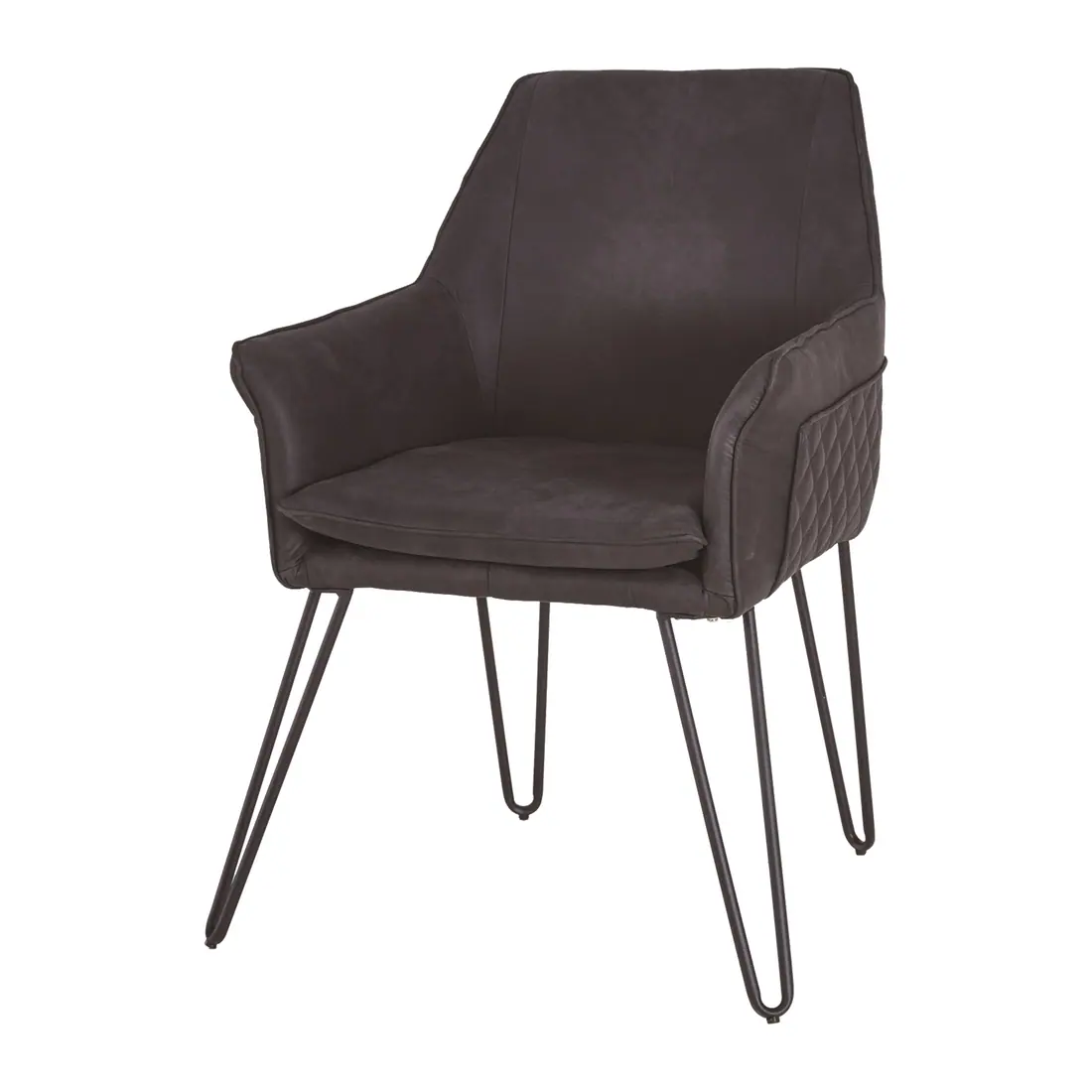 C1838 leather dining chair manufactured by Romance Furniture