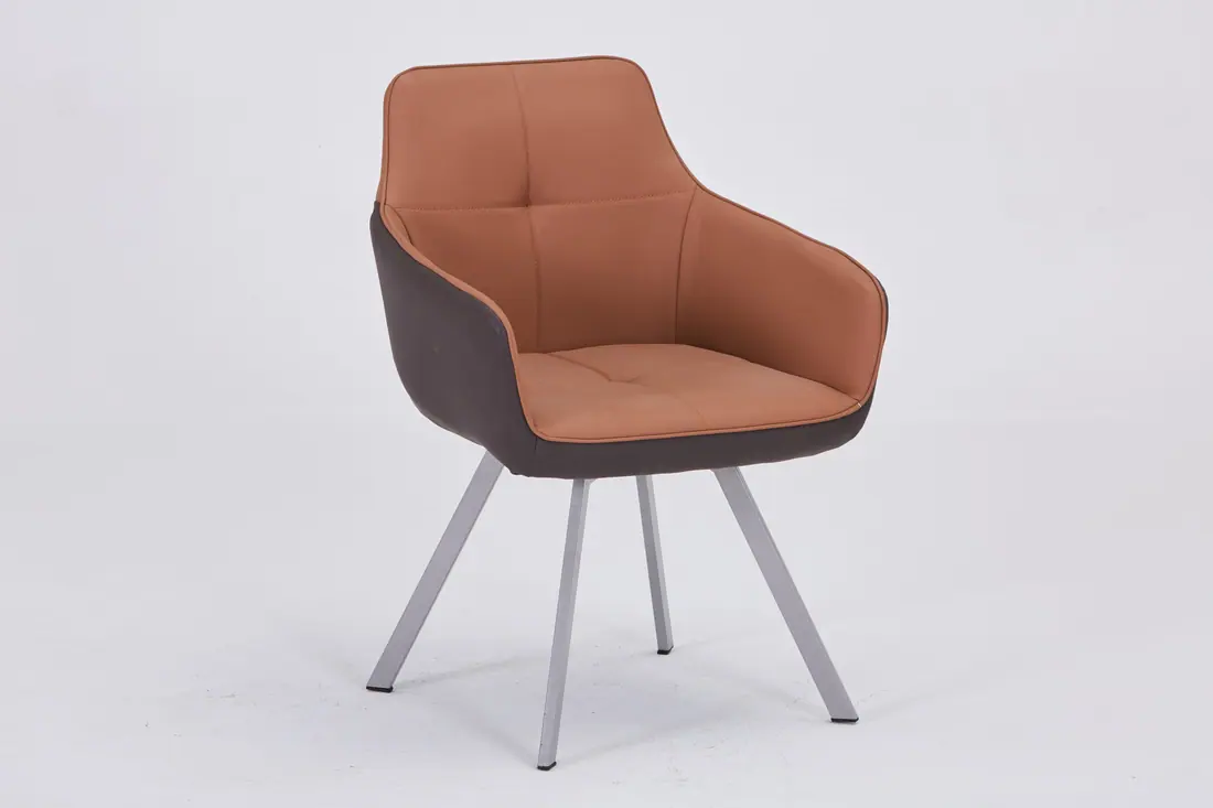 C2377 leather dining chair manufactured by Romance Furniture
