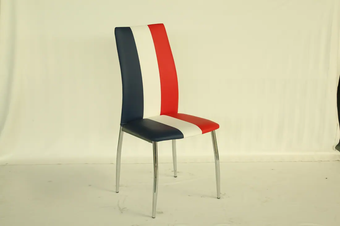 C711 leather dining chair manufactured by Romance Furniture