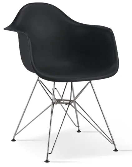 PC083 plastic dining chair manufactured by Romance Furniture