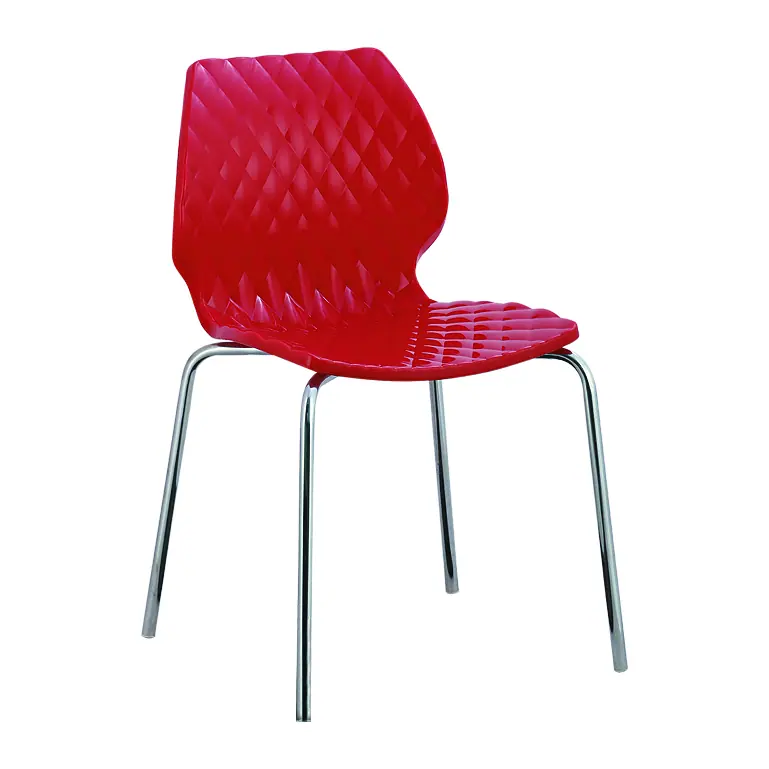 PC105 plastic dining chair manufactured by Romance Furniture