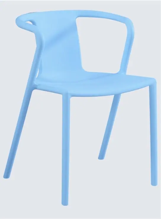 PC451 plastic dining chair manufactured by Romance Furniture