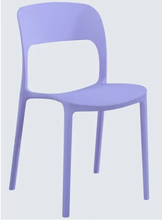 PC452 plastic dining chair manufactured by Romance Furniture