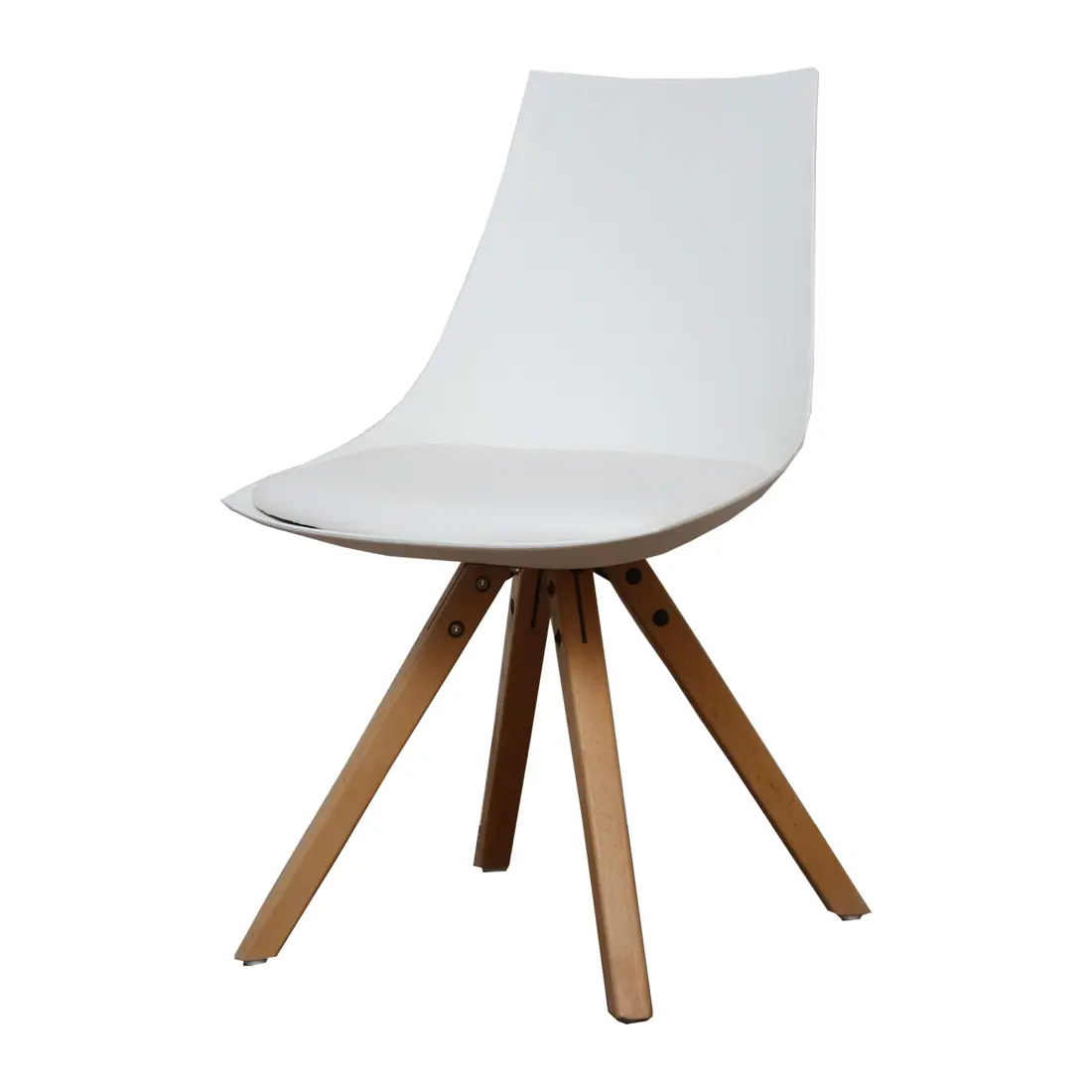 PC609 plastic dining chair manufactured by Romance Furniture