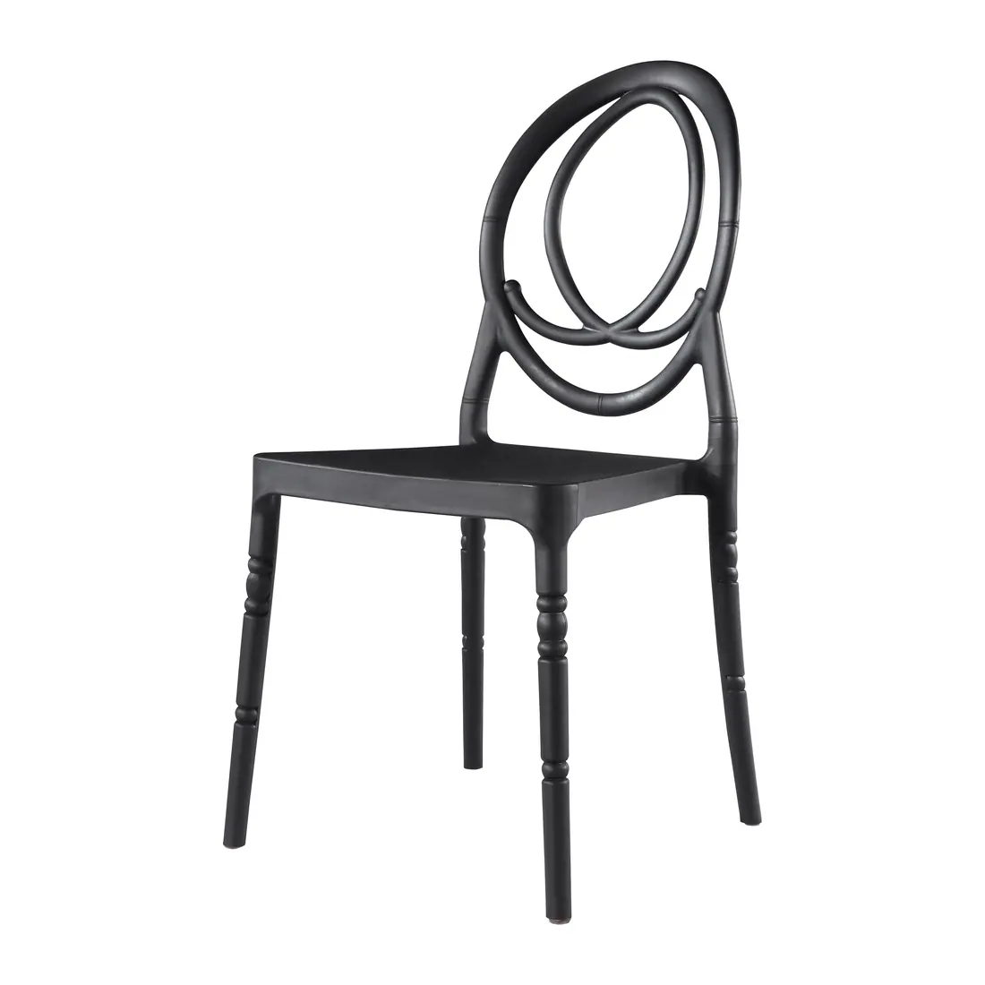 PC639 plastic dining chair manufactured by Romance Furniture