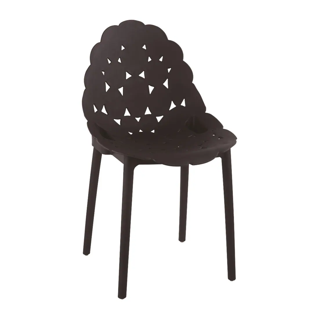 PC775 plastic dining chair manufactured by Romance Furniture