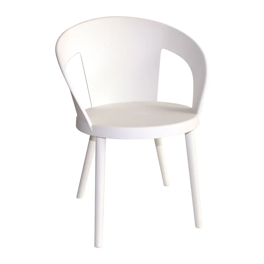 PC824 plastic dining chair manufactured by Romance Furniture