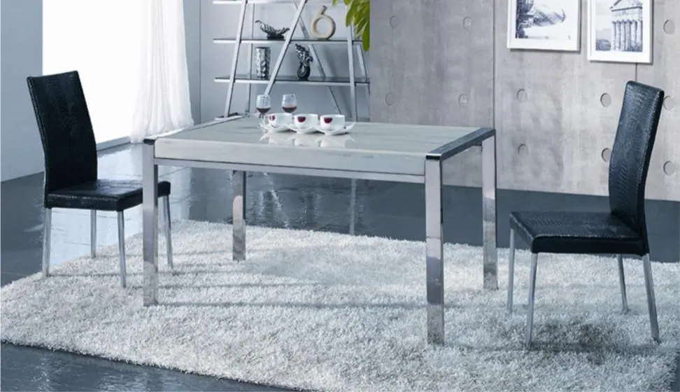 T109 dining table manufactured by Romance Furniture