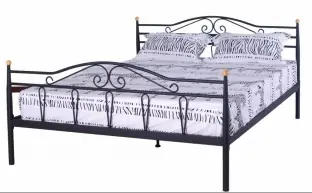 b025 metal bed manufactured by Romance Furniture