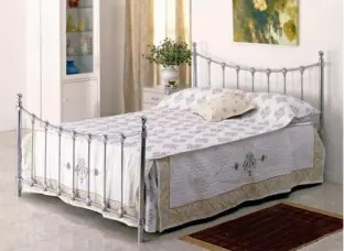 b033 metal bed manufactured by Romance Furniture