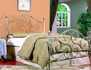 b035 metal bed manufactured by Romance Furniture