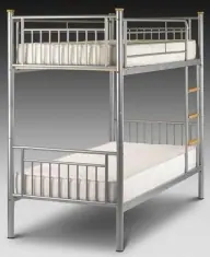 b045 metal bed manufactured by Romance Furniture