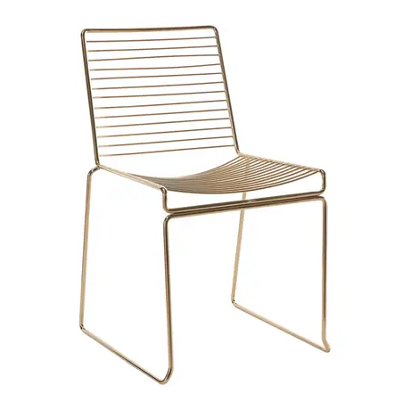 PC836-GOLD Metal Dining Chair
