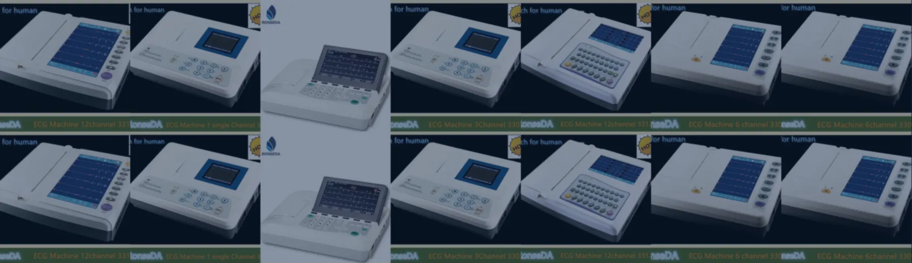 ECG Machines products manufactured by Ronseda Electronics
